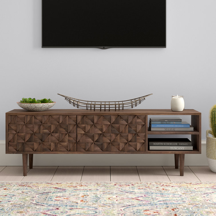 Mistana™ Giovanna Solid Wood TV Stand for TVs up to 65" & Reviews Wayfair